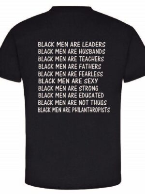 Black Men Are – Black Tee Back